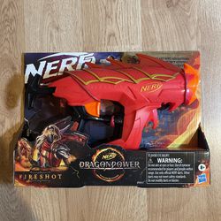 NERF DragonPower Fireshot Dart Blaster w/ 5 Darts