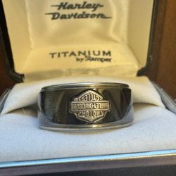 Men's Harley Davidson Wedding Band