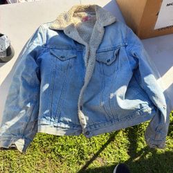 Levi’s Big E Sherpa Lined Jacket. 70s 80s 