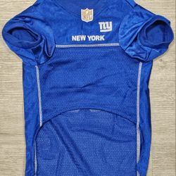 New York Giants Official NFL Dog Jersey Lrg 