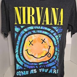 Nirvana Come As You Are Live in '93 Concert Tee mens small