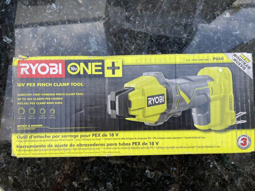 RYOBI ONE+ 18V PEX Tubing Clamp Tool (Tool Only) for Sale in South Gate, CA  OfferUp