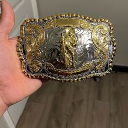 san judas belt buckle