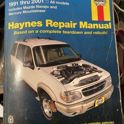 91 To 2001 Ford Explore Manual