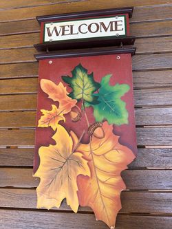 5 vintage seasonal yard signs