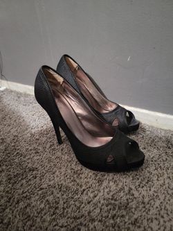 Charles David Black Womens High Heels