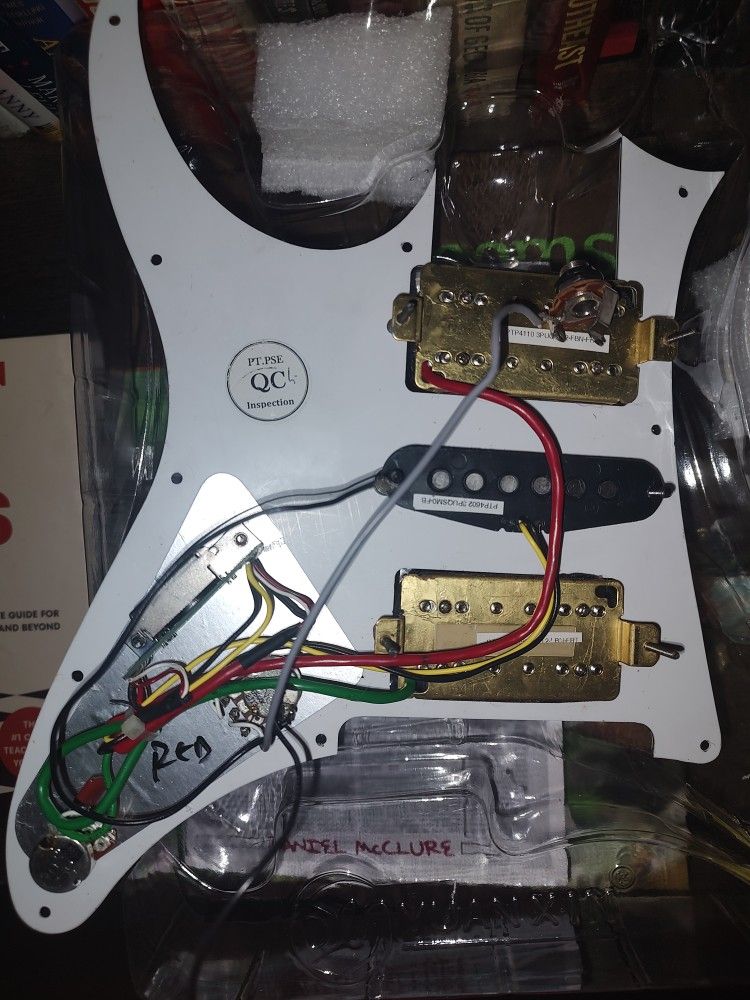 Ibanez Pre-wired Pickguard For Jem,Grg,Rg