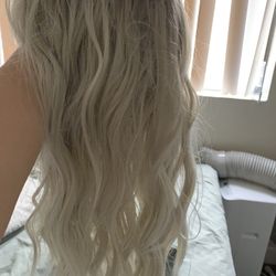 Synthetic Blonde Wig