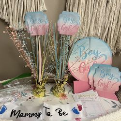 Gender Reveal Decorations 