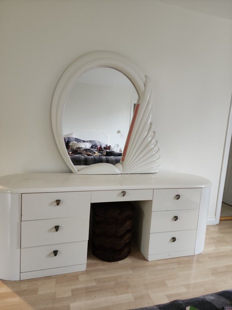 Italian Vanity And Side table set.