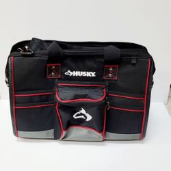 Husky 18 in Large Mouth Bag with Tool Wall