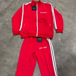 PALM ANGELS SET RED