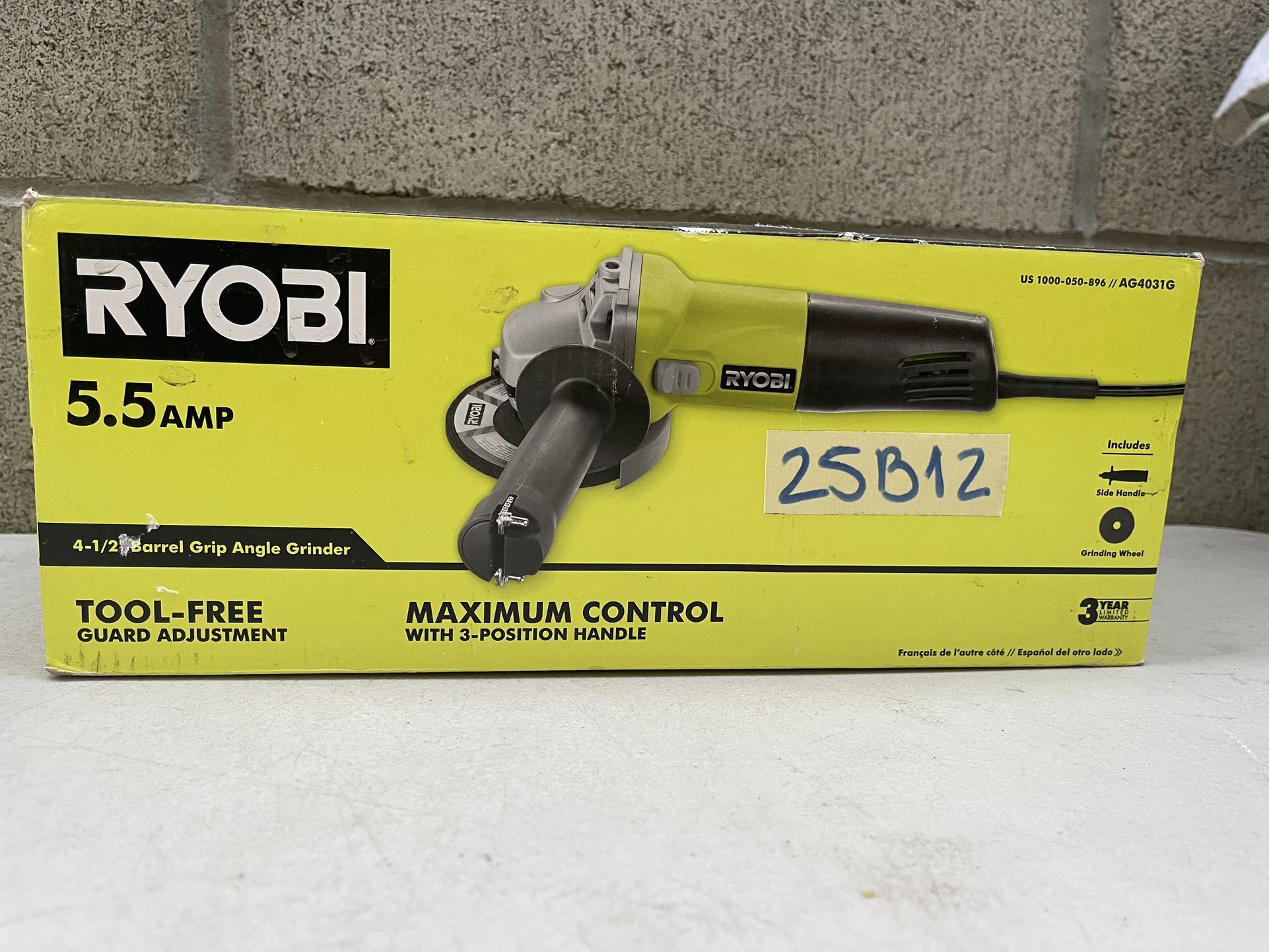 RYOBI Corded 4-1/2 in. Angle Grinder