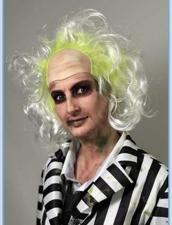 Beetlejuici hair wig