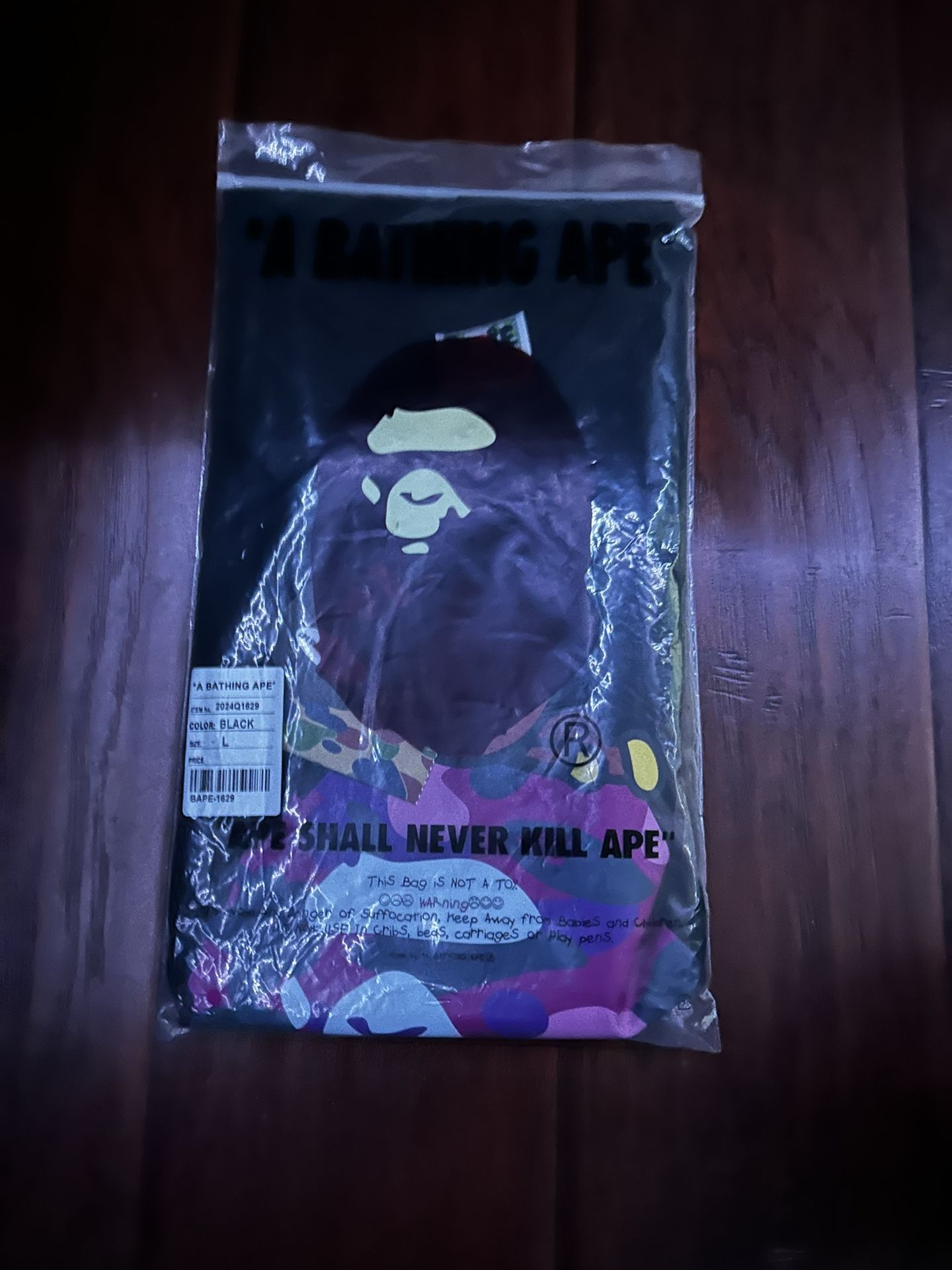 Purple logo Bape Shirt