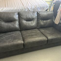 Genuine Leather Pull Out Bed 