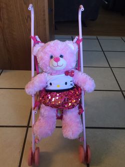 TODDLER PUSH STROLLER & BEAR