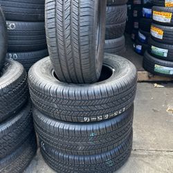 255/65R16 GOODYEAR A SET OF FOUR USED TIRES, Ask me any size or brand of your preference