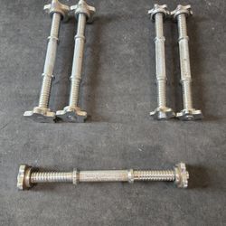 14inch Rusty Standard 1inch Dumbbell Handles-