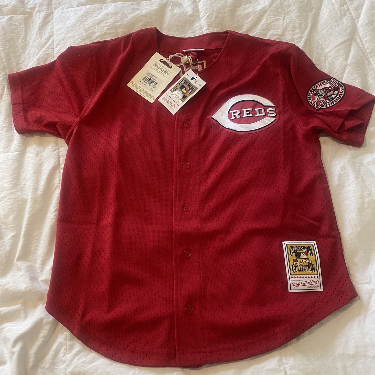 Cincinnati Reds Ken Griffey Jr. Mitchell & Ness Black Cooperstown  Collection Batting Practice Jersey (LARGE & XL) for Sale in Indianapolis,  IN - OfferUp