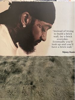 Nipsey Hussle Inspirational Wall Art – Large Canvas