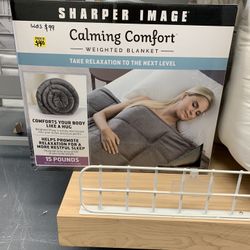Calming Comfort 15 Lb, 50" x 75", Grey Blanket 15 Pound