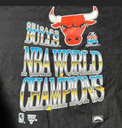 Vintage 1993 CHICAGO BULLS NBA World Champions NewLine T-Shirt Size L NWT