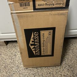 Animaze 2 Door Folding Crate For Extra Small Dogs