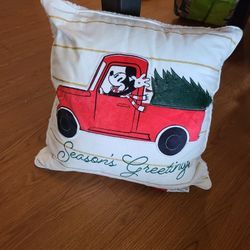Christmas Mickey Pillow