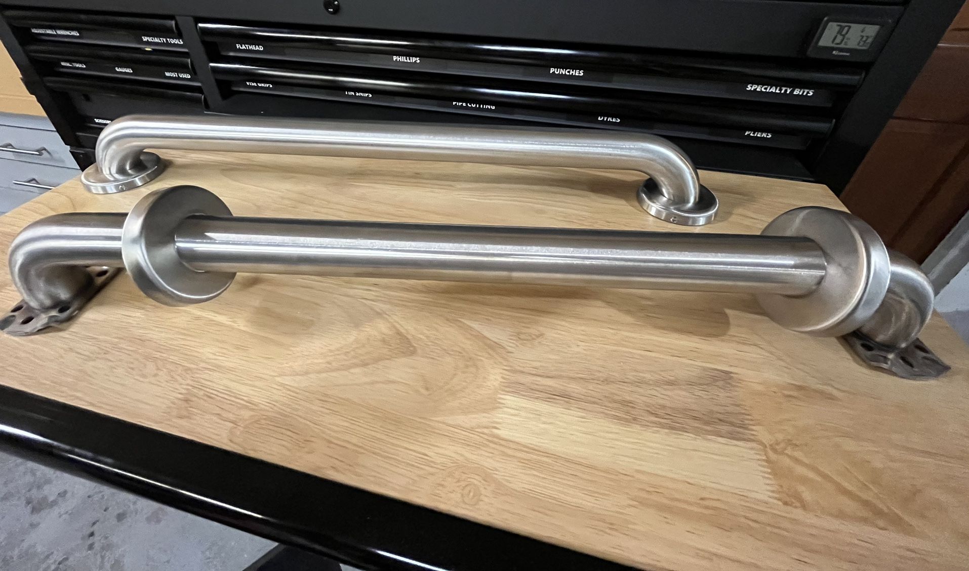 Bobrick - 24” long 1 1/2” Diameter Grab Bar(s) $20 EACH