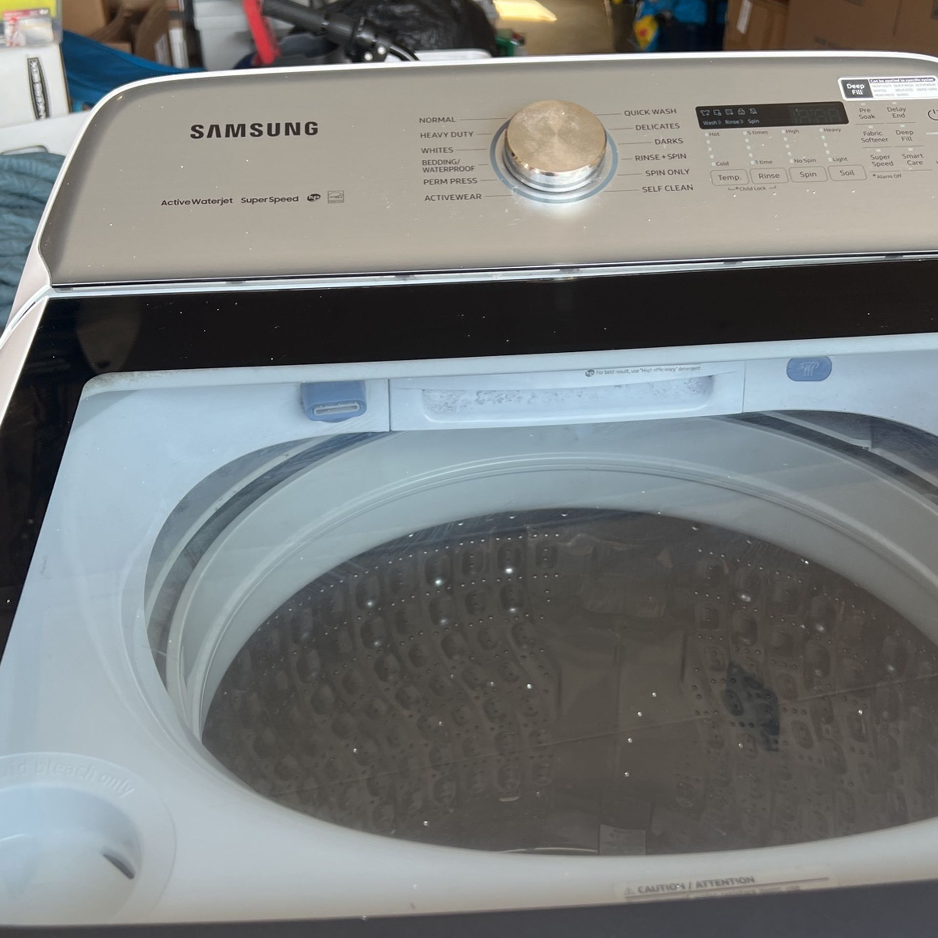 Samsung Extra Large/ High Efficiency Washer (Model Number WA50R5400AW/US)