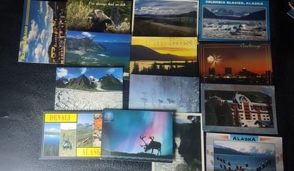 Alaska Postcards Unused Vintage 90s Lot of 14
