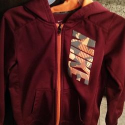 nike size 6 zippered hoodie/JACKET