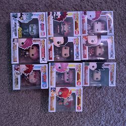 10 perfect condition funko pops