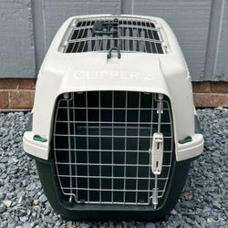 Dog Crate Kennel Pet Carrier Marchioro Clipper Aran 3 Made In Italy Green Beige