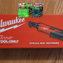 Milwaukee M12 Cordless 3/8 Ratchet Tool-only $90 Firm Pickup Only 
