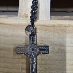 Stainless Steel St Benedict Rosary