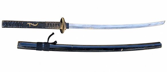 Heroes Hiro Nakamura Takezo Kensei Decorative Katana Sword Replica w/ Scabbard