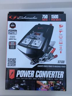 Schumacher XI75DU 750w/150 Peak Watts Power Converter