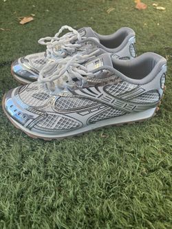 Bottega Veneta Orbit “Silver White” Size 45