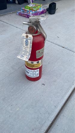 Certified fire extinguisher