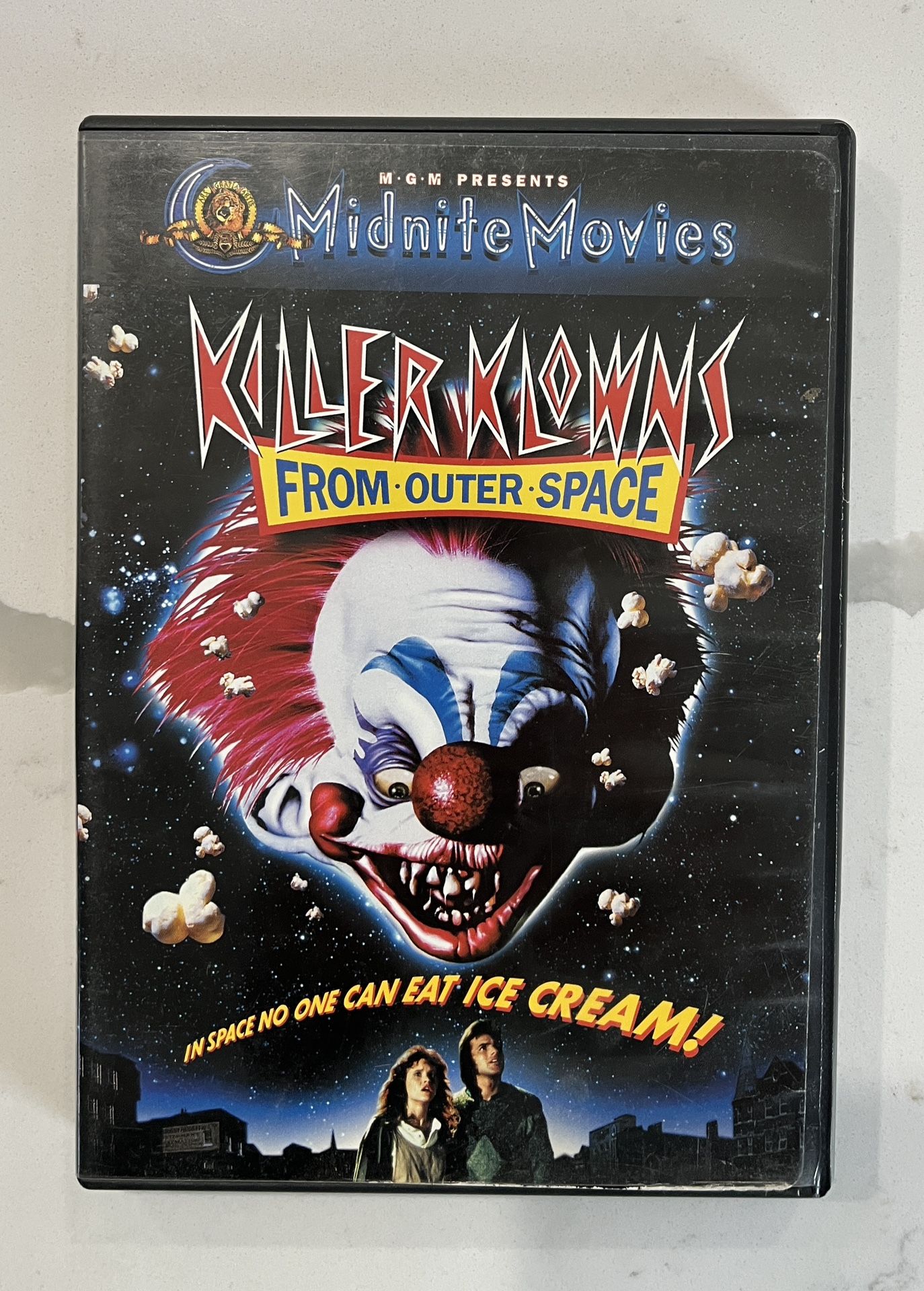 Killer Klowns from Outer Space DVD 1988 MGM Presents Midnite Movies Horror