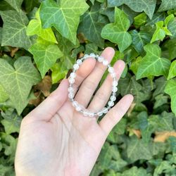 100% Natural Moonstone and Labradorite Bracelet #2