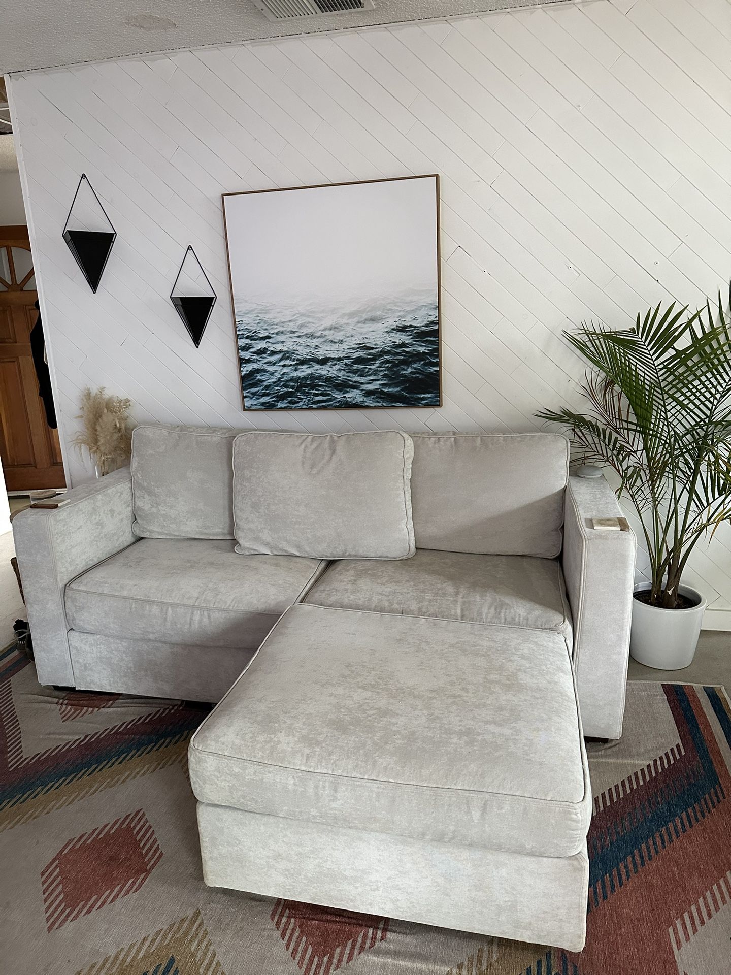 Lovesac Sactional (sky Grey Corded Velvet) for Sale in Santee, CA OfferUp