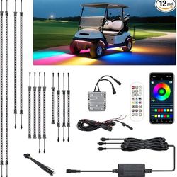 Golf Cart LED Light Strip, LED Lights Underbody Underglow Kit