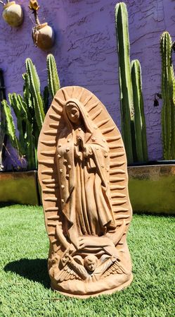 Virgin Altar Garden Virgin Statue 