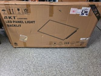 $48,  2-pack LED Panel light backlit, dimmable.
