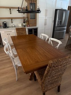 Dining Room Table Set w/ 6 Chairs