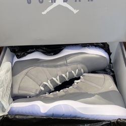 Jordan 11 Cool Grey Sizes 9 9.5 10 5.5 6 6.5