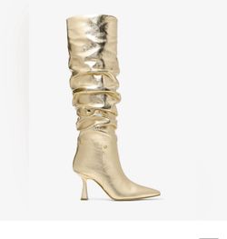 Michael Kors size 8 Metallic Knee High Boots